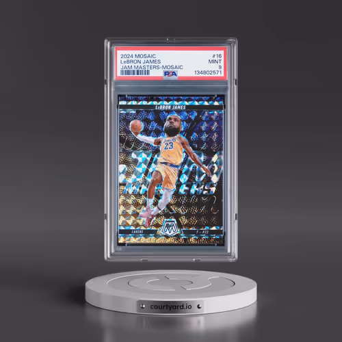 2024 Panini Mosaic Jam Masters #16 LeBron James - Mosaic (PSA 9 MINT)