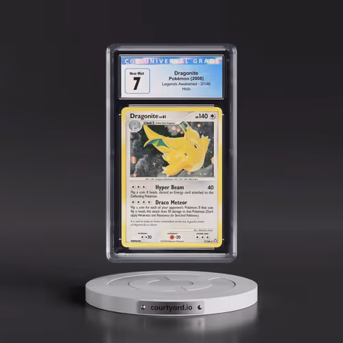2008 Legends Awakened #2/146 Dragonite - Holo (CGC 7 NM)