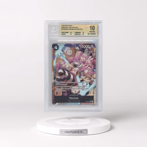 2023 Wings of the Captain (OP-06) - English #093 Perona - (Borderless) Alt Art (BGS 10 PRISTINE)