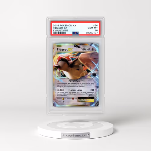 2016 Pokémon XY Evolutions #64 Pidgeot EX - Holo (PSA 10 GEM MINT)