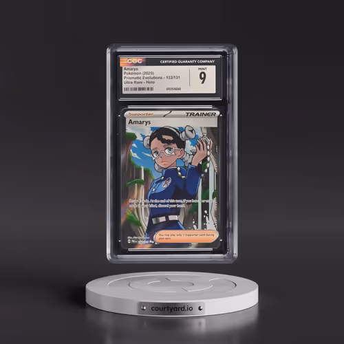 2025 Pokémon Pre EN-Prismatic Evolutions #132 Amarys - Ultra Rare (CGC 9 MINT)