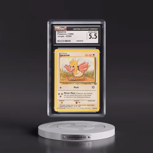 1999 Jungle #62/64 Spearow (CGC 5.5 EX+)