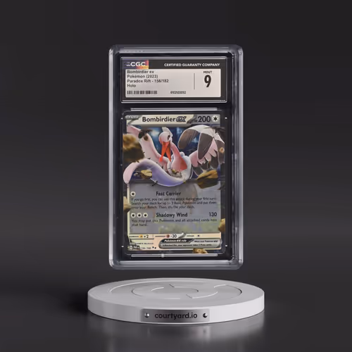 2023 Pokémon Par EN-Paradox Rift #156 Bombirdier EX - Holo (CGC 9 MINT)