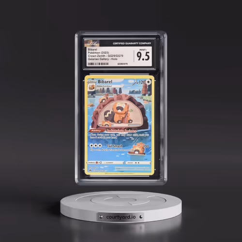 2023 Crown Zenith #GG25/GG70 Bibarel - Galarian Gallery Holo (CGC 9.5 MINT+)