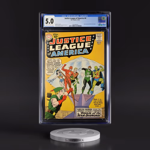 Justice League of America #4 CGC 5.0 Cream to Off-white Pages (DC Comics, 4-5/61) - Universal