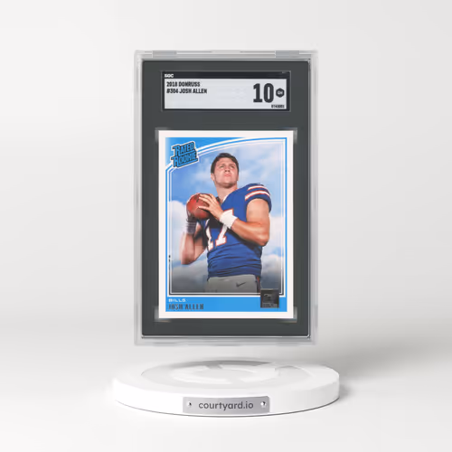 2018 Donruss #304 Josh Allen (SGC 10 GEM MINT)