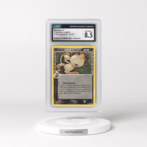 2007 POP Series 5 #11/17 Meowth δ (CGC 8.5 NM-MT+)