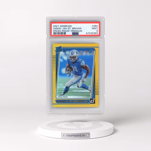 2021 Panini Donruss #284 Amon-RA St. Brown - Press Proof Premium (PSA 9 MINT)