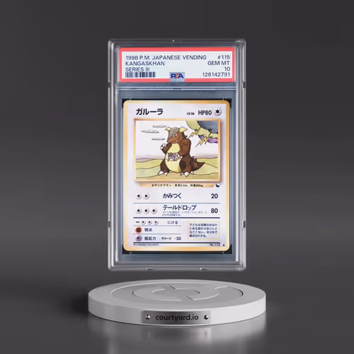1998 Pokémon Vending #115 Kangaskhan - Series III (PSA 10 GEM MINT)