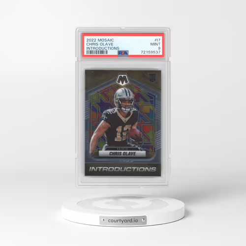 2022 Panini Mosaic Introductions #I7 Chris Olave (PSA 9 MINT)