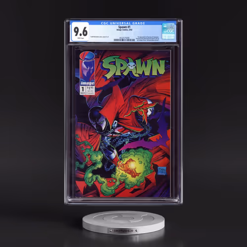 Spawn #1 CGC 9.6 White Pages (Image Comics, 5/92) - Universal