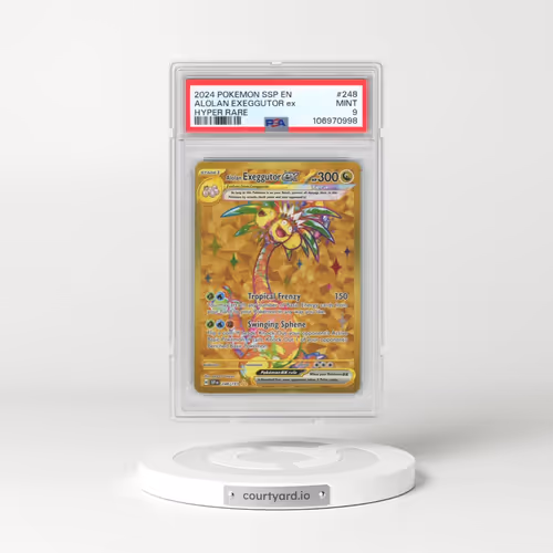 2024 Pokémon Ssp EN-Surging Sparks #248 Alolan Exeggutor EX - Holo Hyper Rare (PSA 9 MINT)