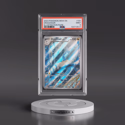 2023 Pokémon Mew EN-151 #181 Dragonair - Illustration Rare (PSA 9 MINT)