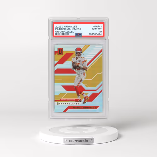 2022 Panini Chronicles Unparalleled #UNP41 Patrick Mahomes II (PSA 10 GEM MINT)