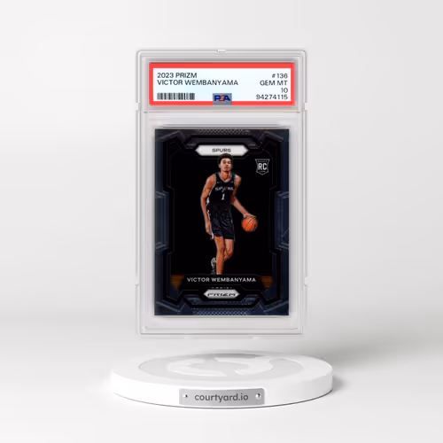 2023 Panini Prizm #136 Victor Wembanyama (PSA 10 GEM MINT)
