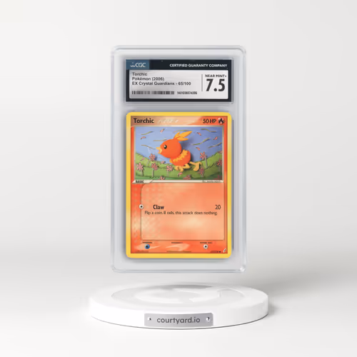 2006 EX Crystal Guardians #65/100 Torchic (CGC 7.5 NM+)