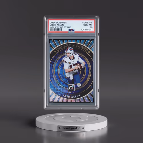 2024 Panini Donruss Galaxy of Stars #GOSJAL Josh Allen (PSA 10 GEM MINT)