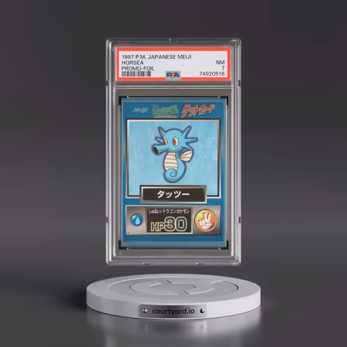 1997 Pokémon Meiji Promo Horsea - Foil (PSA 7 NM)