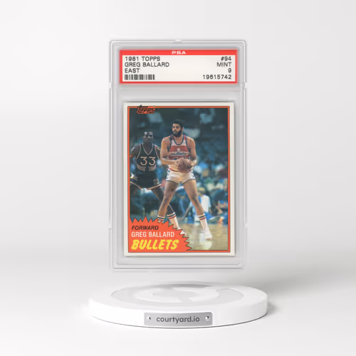 1981 Topps #94 Greg Ballard - East (PSA 9 MINT)