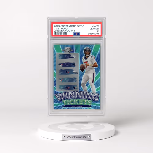 2023 Panini Contenders Optic Winning Tickets #WT9 CJ Stroud (PSA 10 GEM MINT)