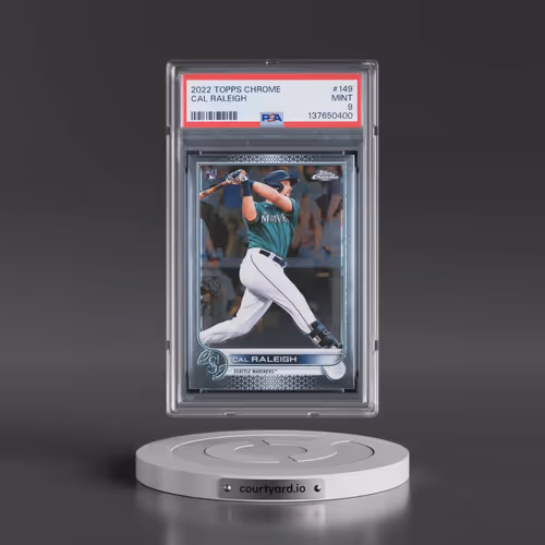 2022 Topps Chrome #149 Cal Raleigh (PSA 9 MINT)