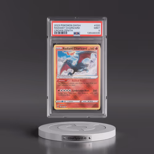 2023 Pokémon Sword and Shield Crown Zenith #020 Radiant Charizard - Holo (PSA 9 MINT)