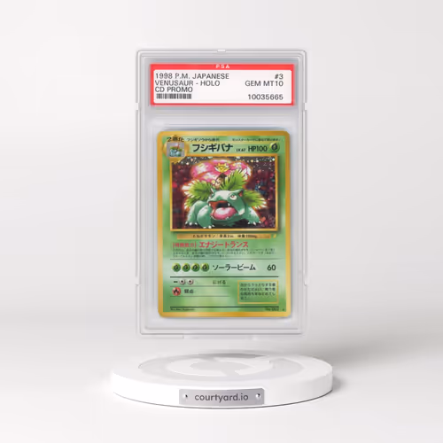 1999 Pokémon CD Promo #3 Venusaur - Holo CD Promo (PSA 10 GEM MINT)