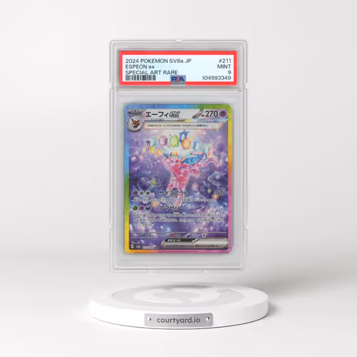 2024 Pokémon Sv8a-Terastal Fest EX #211 Espeon EX - Holo Special Art Rare (PSA 9 MINT)
