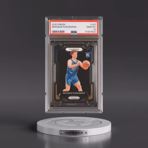 2023 Panini Prizm #147 Brandin Podziemski (PSA 10 GEM MINT)
