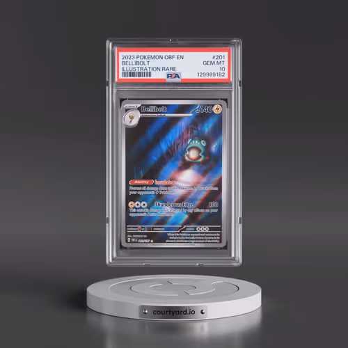 2023 Pokémon Obf EN-Obsidian Flames #201 Bellibolt - Illustration Rare (PSA 10 GEM MINT)