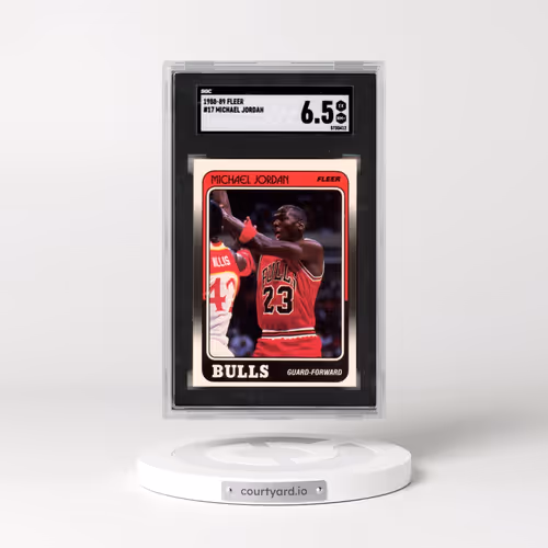 1988 Fleer #17 Michael Jordan (SGC 6.5 EX-MT+)