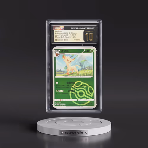 2025 Gem Pack Volume 2 - CBB2C - Simplified #07 10/15 Leafeon - Reverse Holo Master Ball (CGC 10 PRI
