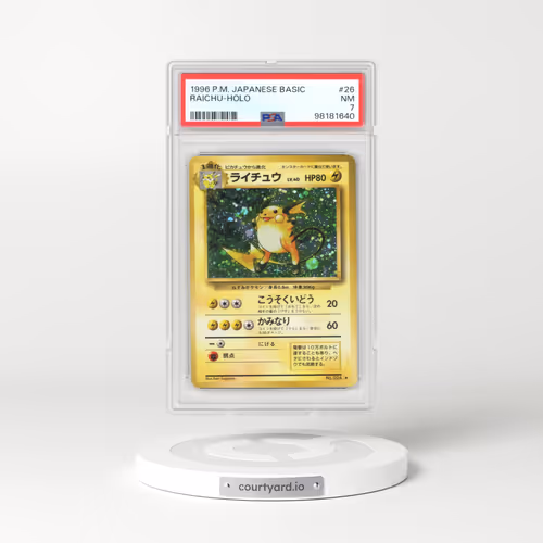 1996 Base Set #26 Raichu - Holo (PSA 7 NM)