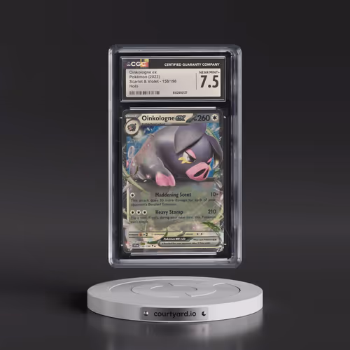 2023 Scarlet & Violet #158/198 Oinkologne ex - Holo (CGC 7.5 NM+)