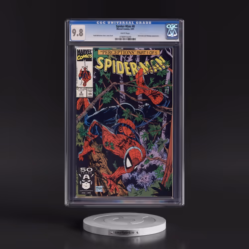 Spider-Man #8 CGC 9.8 White Pages (Marvel Comics, 3/91) - Universal