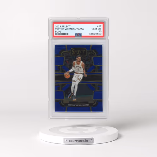 2023 Panini Select #87 Victor Wembanyama - Blue (PSA 10 GEM MINT)
