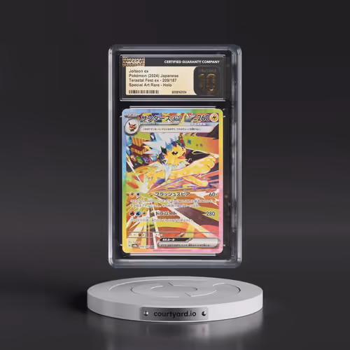 2024 Pokémon Sv8a-Terastal Fest EX #209 Jolteon EX - Holo Special Art Rare (CGC 10 PRISTINE)