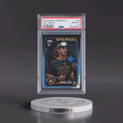 2024 Topps Chrome Logofractor Edition #39 Sal Frelick - Variation (PSA 10 GEM MINT)