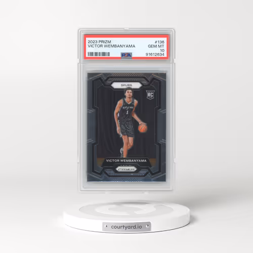 2023 Panini Prizm #136 Victor Wembanyama (PSA 10 GEM MINT)