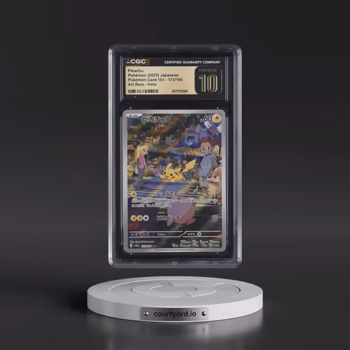 2023 Pokémon Card 151 #173/165 Pikachu - Art Rare Holo (CGC 10 PRISTINE)
