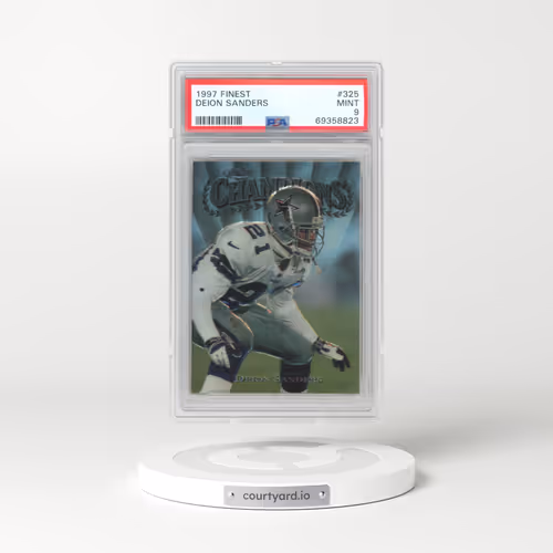 1997 Finest #325 Deion Sanders (PSA 9 MINT)