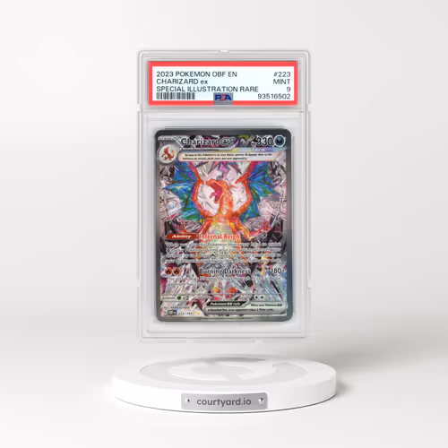 2023 Pokémon Obf EN-Obsidian Flames #223 Charizard EX - Holo Special Illustration Rare (PSA 9 MINT)