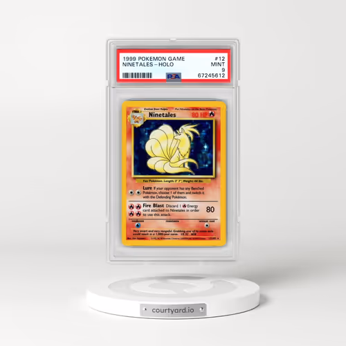 1999 Pokémon Game #12 Ninetales - Holo (PSA 9 MINT)