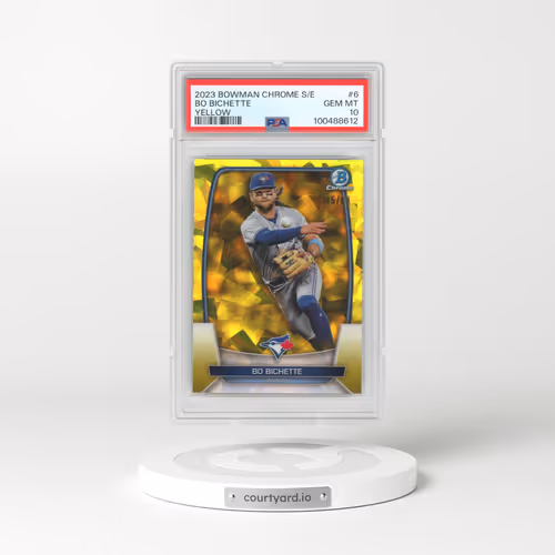 2023 Bowman Chrome Sapphire Edition #6 Bo Bichette - Yellow (PSA 10 GEM MINT)