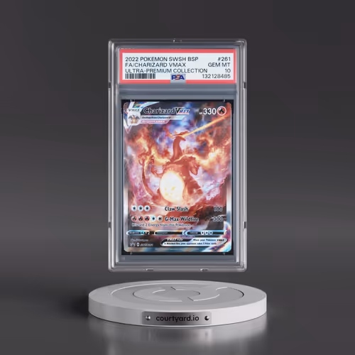 2022 Pokémon Swsh Black Star Promo #261 Charizard Vmax - Full Art Sword & Shield Ultra-Premium Colle