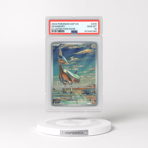 2024 Pokémon Ssp EN-Surging Sparks #209 Skarmory - Illustration Rare (PSA 10 GEM MINT)