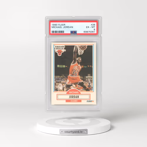1990 Fleer #26 Michael Jordan (PSA 6 EX-MT)