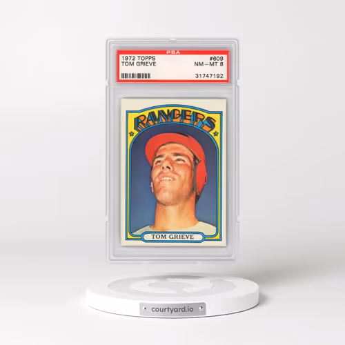 1972 Topps #609 Tom Grieve (PSA 8 NM-MT)