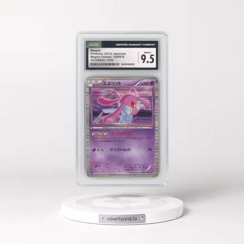 2013 Megalo Cannon #029/076 Mesprit - 1st Edition Holo (CGC 9.5 MINT+)