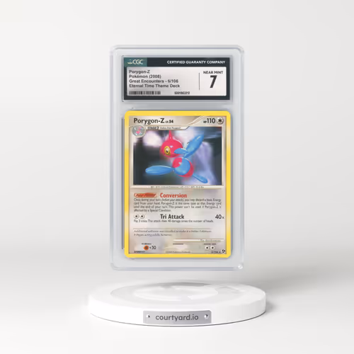 2008 Great Encounters #6/106 Porygon-Z - Non-Holo Eternal Time Theme Deck (CGC 7 NM)